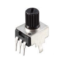 Carbon Film Potentiometer, 100K Ohm Variable Resistors Single Turn Rotary 5pcs