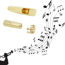 Metal Sax Ligature Fastener with Brass Cap Lightweight Accessories Tenors Alto 8 breaths