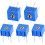 3362 Trimmer Potentiometer 1K Ohm Top Adjustment Horizontal Variable Resistors 5Pcs 1