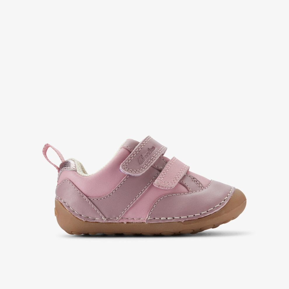Clarks (Standard, 4.5 (Children's)) Tiny Sky T. Dusty Pink