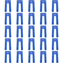 25Pcs Horseshoe Tile Spacers, 3/64 Inch U Shape Tile Shims, Plastic Shims for Leveling System, Ceramic Floor Wall Installation, Level Windows, Toilet,