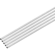 304 Stainless Steel Capillary Tube, 1.5mm OD 0.7mm ID 254mm Length Round Seamless Metal Straight Pipe 0.4mm Thick Weldable Tubing for Industry DIY (0.