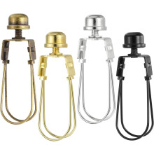 Light Bulb Clip Adapter, 4 Pcs Clip Lampshade Adapter Metal Lamp Shade Holder with Solid Shade Attaching Finial Top for Clip Candle Light Bulb, Bronze