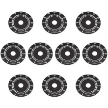 Rheostat Variable Transformer Potentiometer Control 0-100 Dial Face Plate 10pcs
