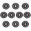 Rheostat Variable Transformer Potentiometer Control 0-100 Dial Face Plate 10pcs 1