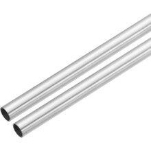 2Pcs 304 Stainless Steel Tube, 9mm OD 8mm ID 305mm Length Round Seamless Metal Straight Pipe 0.5mm Thick Weldable Tubing for Industry DIY Projects(0.3