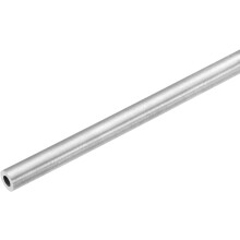 304 Stainless Steel Tube, 7mm OD 3.4mm ID 254mm Length Round Seamless Metal Straight Pipe 1.8mm Thick Weldable Tubing for Industry DIY Projects(0.13"O