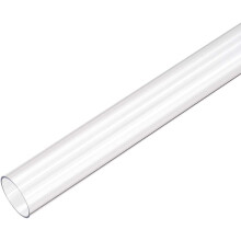 PC Rigid Round Clear Tubing, 18mm (0.71 Inch) ID x 20mm (0.79 Inch) OD 0.5M/1.64Ft Length Plastic Tube