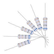 100Pcs 6.8 Ohm Resistor, 2W 5% Tolerance Metal Oxide Film Resistors, Axial Lead, Flame Proof for DIY Electronic Projects and Experiments