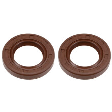 Oil Seal 25mm Inner Dia 42mm OD 7mm Thick Fluorine Rubber Double Lip Seals 2Pcs