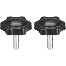 Clamping Handle Screw Knobs Handle Star Knob M6 x 20mm Male Thread 2pcs