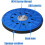 2pcs 9 Inch Drywall Sander Hook and Loop Pad,Grade Sanding Tool,10 Holes,Backup Pad with 14mm Thread 3