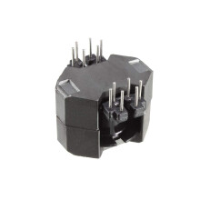 5 Sets RM8 6 with 6pin Transformer Bobbin PC40 Ferrite Core Vertical 10 Ferrite Halves and 5 Bobbin
