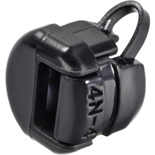 Round Cable Wire Strain Relief Bush Grommet Black for 3.8-7.6mm Wire 100pcs