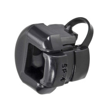 Round Cable Wire Strain Relief Bush Grommet Black for 4mm Wire 17pcs