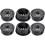 19mm Mounted Dia Cable Hose Snap Bushing Grommet Protector Black 6pcs 1