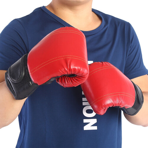 Boxhandschuhe mit Daumenausschnitt Training