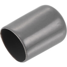 20pcs Rubber End Caps 14mm ID Vinyl PVC Round Tube Bolt Cap Cover Screw Thread Protectors Dark Grey
