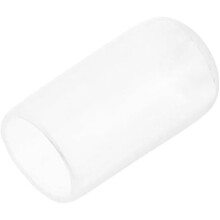 20pcs Rubber End Caps Protective Caps 7.5mm ID Vinyl PVC Round Tube Bolt Cap Cover Screw Thread Protectors, Clear