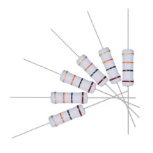 100Pcs 10K Ohm Resistor, 2W 5% Tolerance Metal Oxide Film Resistors, Axial Lead, Flame Proof for DIY Electronic Projects and Experiments