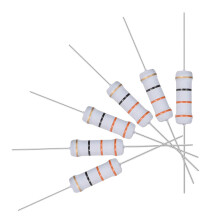60Pcs 33 Ohm Resistor, 2W 5% Tolerance Metal Oxide Film Resistors, Axial Lead, Flame Proof for DIY Electronic Projects and Experiments