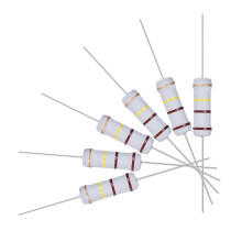 30Pcs 110K Ohm Resistor, 2W 5% Tolerance Metal Oxide Film Resistors, Axial Lead, Flame Proof for DIY Electronic Projects and Experiments