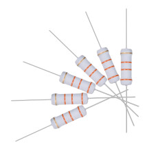 30Pcs 33K Ohm Resistor, 2W 5% Tolerance Metal Oxide Film Resistors, Axile Lead, Flame Proof for DIY Electronic Projects and Experiments
