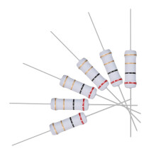 60Pcs 2 Ohm Resistor, 2W 5% Tolerance Metal Oxide Film Resistors, Axial Lead, Flame Proof for DIY Electronic Projects and Experiments