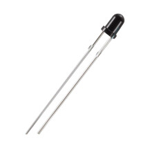 100pcs 3mm 940nm Infrared Receiver Diode DC1.2-1.3V LED IR Receiver Light Emitting Diodes Black Round Head