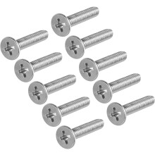 M4x20mm Flat Head Machine Screws Phillips Cross Screw 304 Stainless Steel Fasteners Bolts 50Pcs