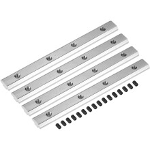Straight Line Connector, 7 Inch Joint Bracket with Screws for 4040 Series Aluminum Extrusion Profile with 8mm T Slot, 4 Pcs