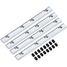 Straight Line Connector, 3.9 Inch Joint Bracket with Screws for 2020 Series Aluminum Extrusion Profile with 6mm T Slot, 4 Pcs