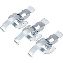 3.62-inch Galvanized Draw Toggle Latch with Spring-Steel Hook - 3 Pcs