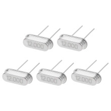 DIP Quartz Crystal Oscillators Resonators 12MHz HC-49S Replacements 5 Pcs