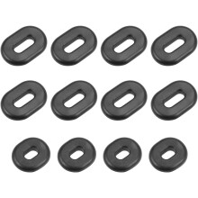 Side Cover Grommet Single Side Rubber Oval Washer 2Set