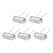 DIP Quartz Crystal Oscillators Resonators 4MHz HC-49S Replacements 5 Pcs