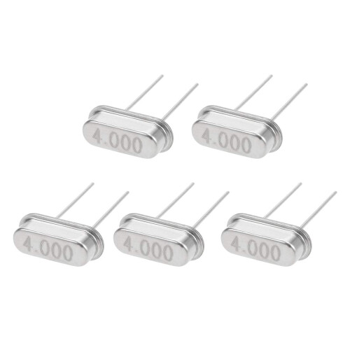 DIP Quartz Crystal Oscillators Resonators 4MHz HC-49S Replacements 5 Pcs