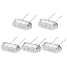 DIP Quartz Crystal Oscillators Resonators 7.3728MHz HC-49S Replacements 5 Pcs