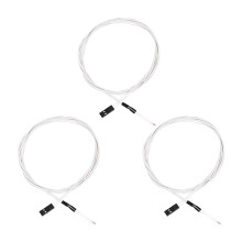 NTC 3950 100K Thermistor with 1 Meter Wire and Black Female 2 Pin Head 3pcs