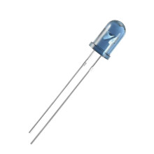 50pcs 5mm 940nm Infrared Emitter Diode DC 1.35V LED IR Emitter Light Emitting Diodes Clear Blue Round Head TSAL6200