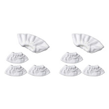 Ensemble de 8 Couvercles En Microfibre pour Buse Ă Main EasyFix Nettoyeur Ă Vapeur SC1, SC2, SC3, SC4, SC5