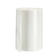 Battery Wrap PVC Heat Shrink Tubing 103mm Flat Width for 18650 5 Meter Length White