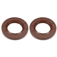 Oil Seal 30mm Inner Dia 52mm OD 7mm Thick Fluorine Rubber Double Lip Seals 2Pcs