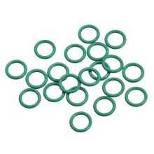 Fluorine Rubber O-Rings, 10mm OD 7mm ID 1.5mm Width FKM Seal Gasket for Machinery Plumbing, Green, Pack of 20
