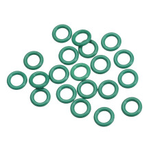 Fluorine Rubber O-Rings, 7.5mm OD 4.5mm ID 1.5mm Width FKM Seal Gasket for Machinery Plumbing, Green, Pack of 20