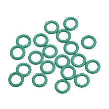 Fluorine Rubber O-Rings, 8mm OD 5mm ID 1.5mm Width FKM Seal Gasket for Machinery Plumbing, Green, Pack of 20