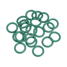 Fluorine Rubber O-Rings, 17mm OD 12.2mm ID 2.4mm Width FKM Seal Gasket for Machinery Plumbing, Green, Pack of 20