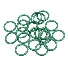 Fluorine Rubber O-Rings, 24mm OD 19.2mm ID 2.4mm Width FKM Seal Gasket for Machinery Plumbing, Green, Pack of 20