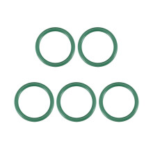 Fluorine Rubber O-Rings, 20mm OD 16mm ID 2mm Width FKM Seal Gasket for Machinery Plumbing, Green, Pack of 5