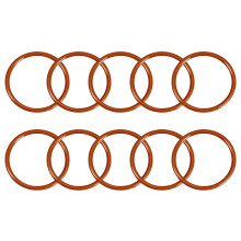 Silicone O-Ring, 52mm Outside Diameter, 45mm Inner Diameter, 3.5mm Width, VMQ Seal Rings Sealing Gasket Red, 10PCS